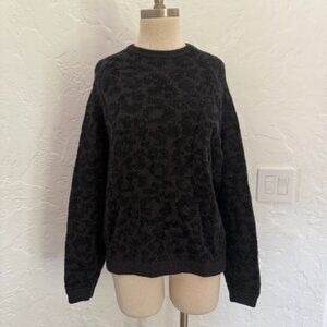 Lululemon Black leopard print Sweater